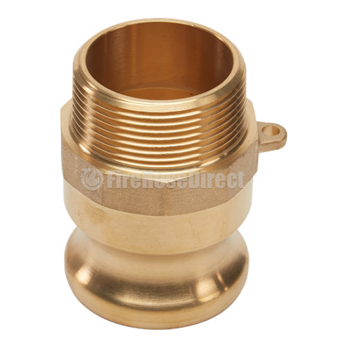 Brass 1 1/2" Male Camlock x 1 1/2" Male NPT