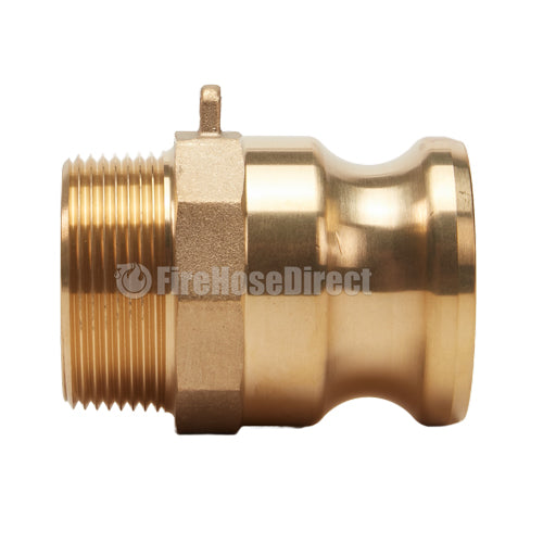 Brass 1 1/2" Male Camlock x 1 1/2" Male NPT