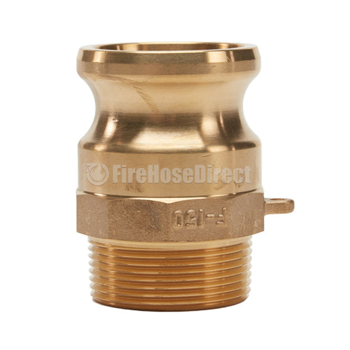 Brass 1 1/2" Male Camlock x 1 1/2" Male NPT