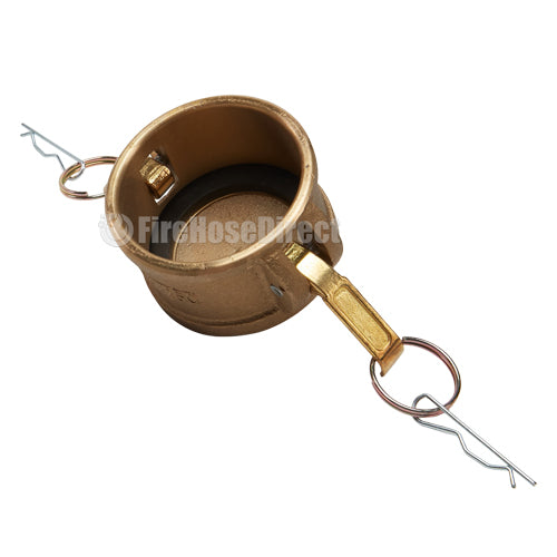 Brass 2 1/2" Female Camlock Dust Cap