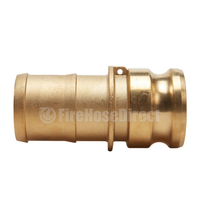 Brass 2 1/2" Male Camlock to Hose Shank