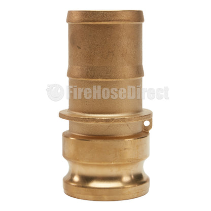 Brass 2 1/2" Male Camlock to Hose Shank