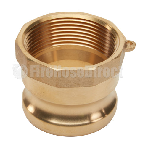 Brass 2 1/2" Male Camlock x 2 1/2" Female NPT