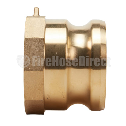 Brass 2 1/2" Male Camlock x 2 1/2" Female NPT