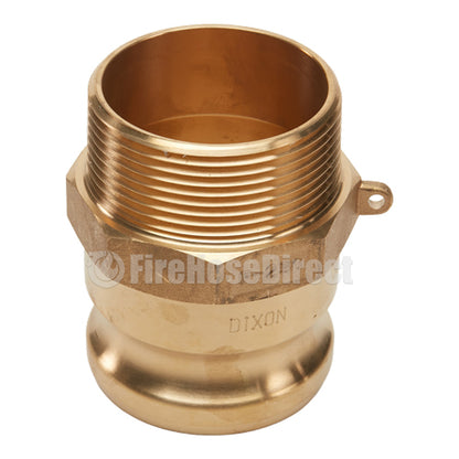 Brass 2 1/2" Male Camlock x 2 1/2" Male NPT