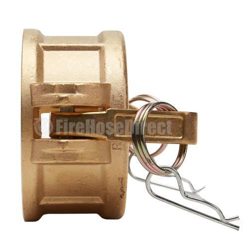 Brass 3" Female Camlock Dust Cap