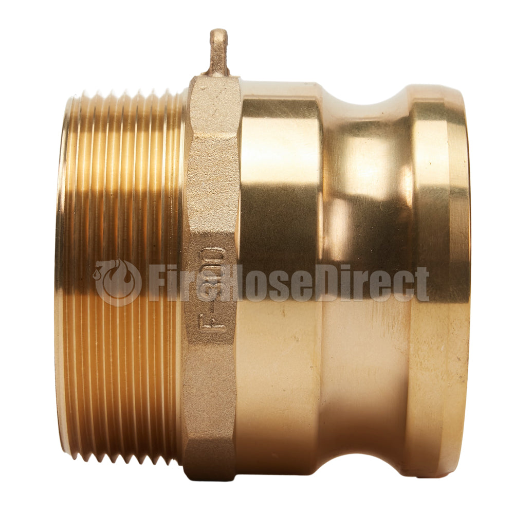 Brass 3" Male Camlock x 3" Male NPT