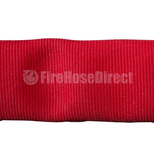 Red 1 1/2" x 50' Double Jacket Fire Hose (Alum NH Couplings)