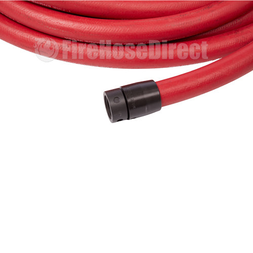 1" x 50' Non-Collapsible High Pressure Rubber Hose (1" NH Threads)