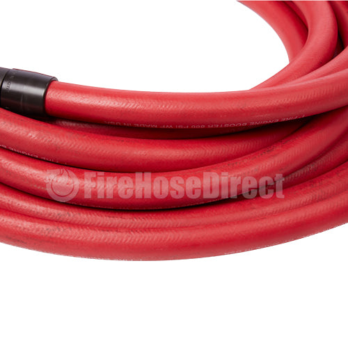 1" x 50' Non-Collapsible High Pressure Rubber Hose (1" NH Threads)