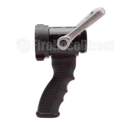 Aluminum Heavy-Duty 1 1/2" NH Ball Shut-Off With Pistol Grip