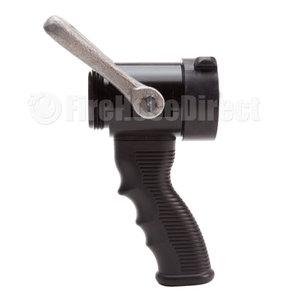 Aluminum Heavy-Duty 1 1/2" NH Ball Shut-Off With Pistol Grip