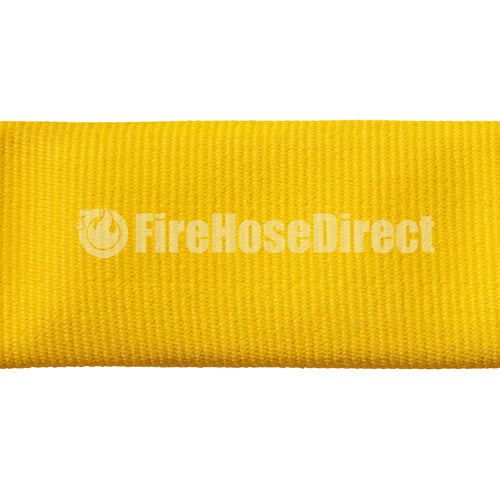 Yellow 1" x 50' Double Jacket Industrial Hose (Alum NH Couplings)