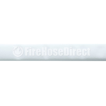 White 2" x 50' Double Jacket Mill Hose (Alum NPSH Couplings)