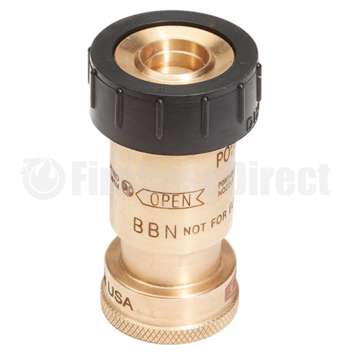 Brass 1" Heavy-Duty Industrial Nozzle (NPSH)