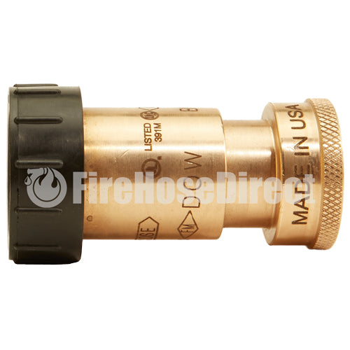 Brass 1" Heavy-Duty Industrial Nozzle (NPSH)