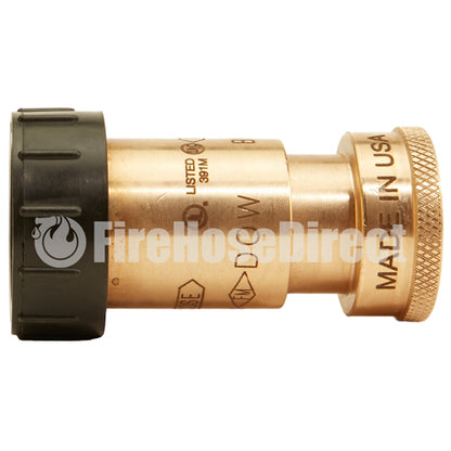 Brass 1" Heavy-Duty Industrial Nozzle (NPSH)