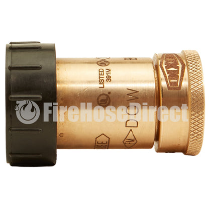 Brass 1" Heavy-Duty Industrial Nozzle (NPSH)