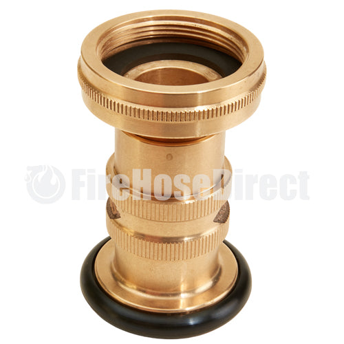 Brass 2" Heavy-Duty Industrial Fire Nozzle (NPSH)