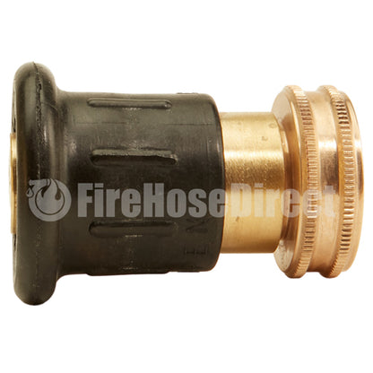 Brass 1 1/2" Full Bumper Fire Nozzle (NH)