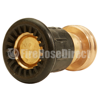 Brass 1 1/2" Full Bumper Fire Nozzle (NH)