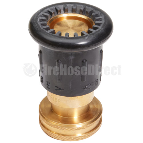 Brass 1 1/2" Full Bumper Fire Nozzle (NPSH)