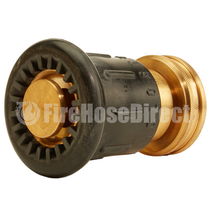 Brass 1 1/2" Full Bumper Fire Nozzle (NPSH)