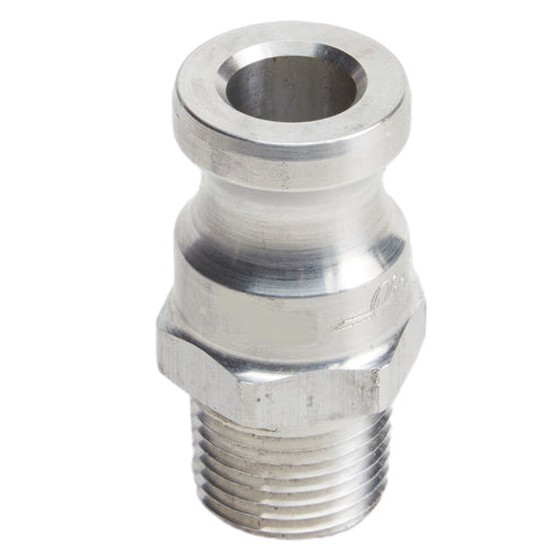 Aluminum 1/2" Male Camlock x 1/2" Male NPT (USA)