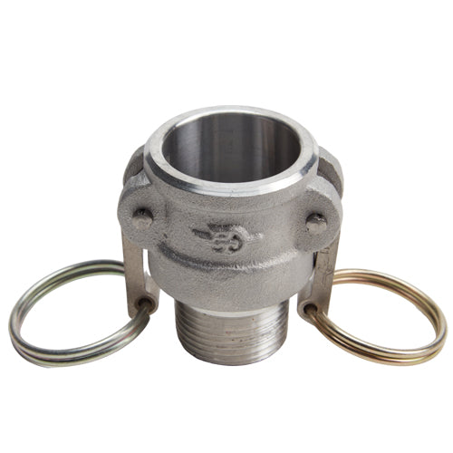 Aluminum 1" Female Camlock x 1" Male NPT