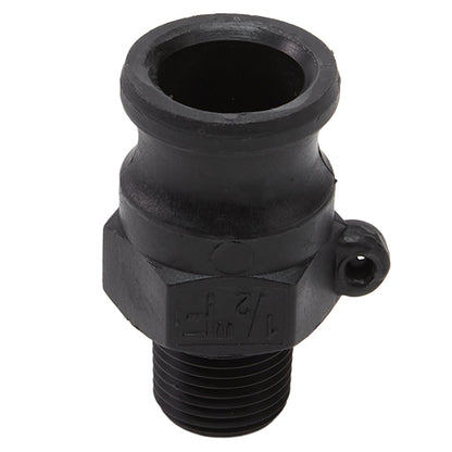 Plastic 3/4" Male Camlock x 1/2" Male NPT