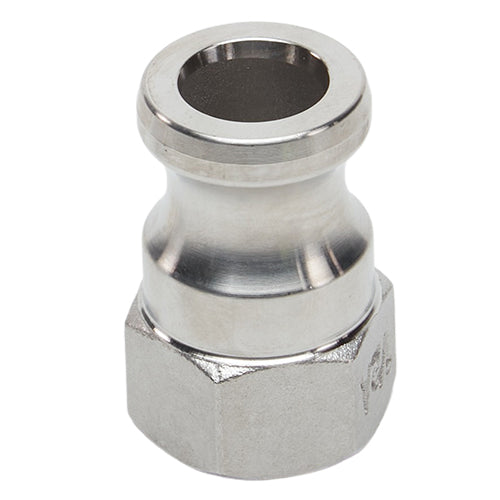 Stainless Steel 1/2" Male Camlock x 1/2" Female NPT