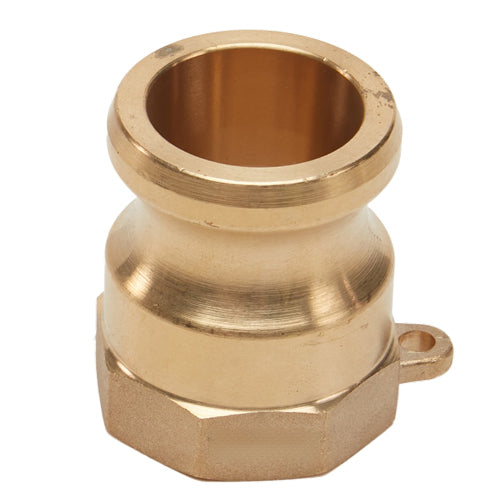 Brass 1 1/4" Male Camlock x 1 1/4" Female NPT