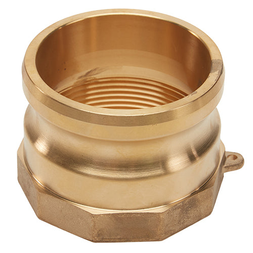 Brass 3" Male Camlock x 3" Female NPT