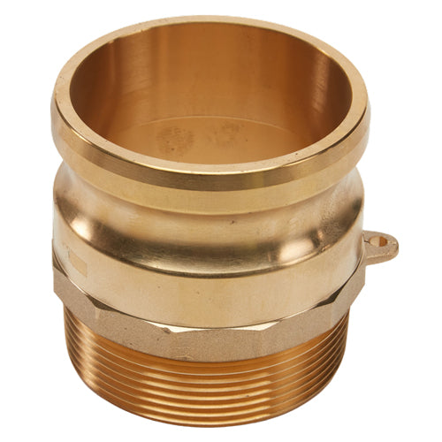 Brass 4" Male Camlock x 4" Male NPT (USA)