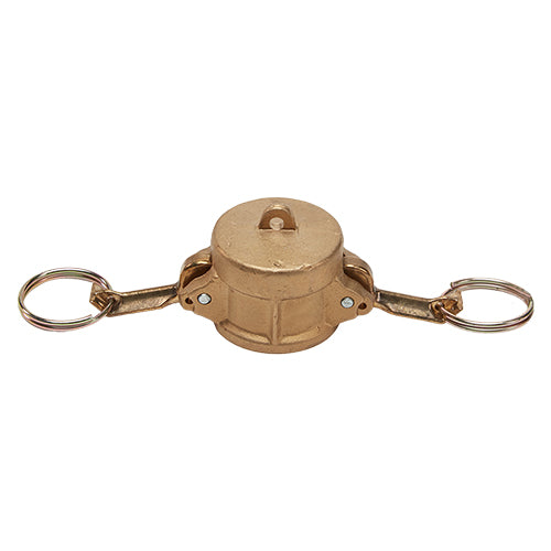 Brass 1/2" Female Camlock Dust Cap (USA)