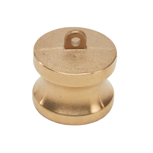 Brass 1 1/4" Male Camlock Dust Plug