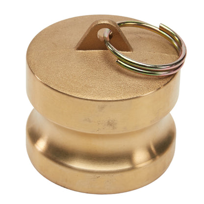 Brass 2 1/2" Male Camlock Dust Plug (USA)