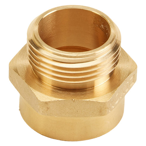 Brass 1" Female NPT to 1" Male NPSH (Hex)