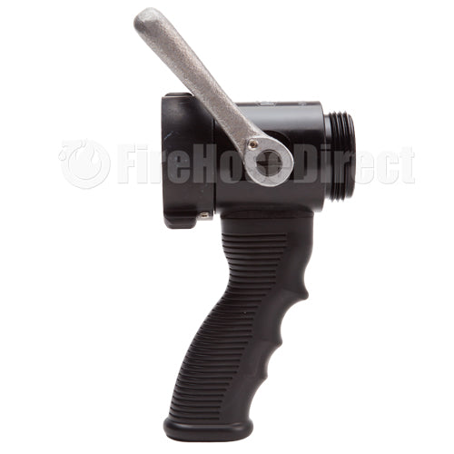 Aluminum Heavy-Duty 1 1/2" NPSH Ball Shut-Off With Pistol Grip