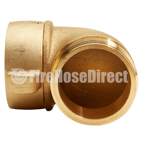 Brass 2 1/2" NH / NST 90 Degree Elbow