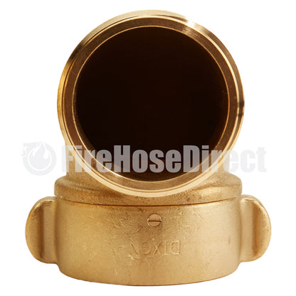 Brass 2 1/2" NH / NST 90 Degree Elbow