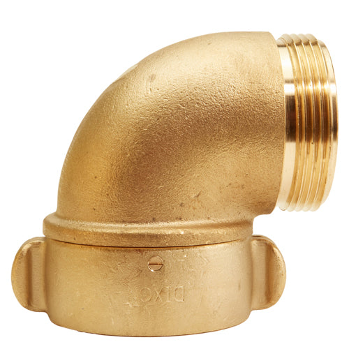 Brass 2 1/2" NH / NST 90 Degree Elbow