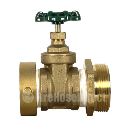 2 1/2" Female NH/NST x 2 1/2" Male NH/NST Shut-off Valve