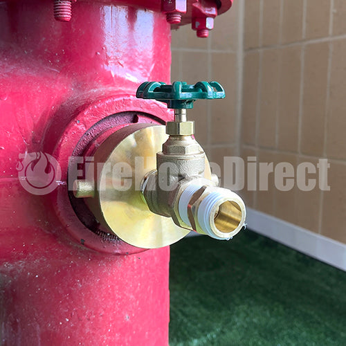 2 1/2" Female NH/NST x 3/4" Male GHT Shut-off Valve