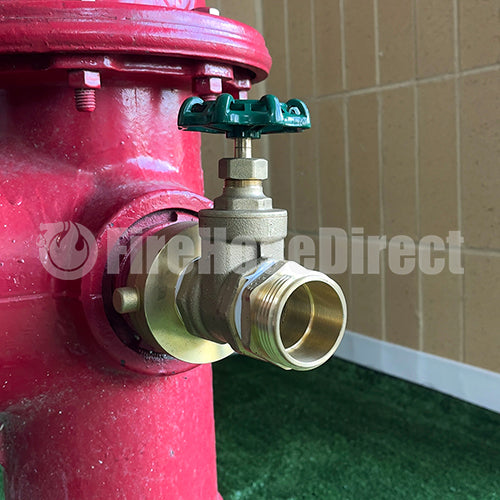 2 1/2" Female NH/NST x 1 1/2" Male NH/NST Shut-off Valve