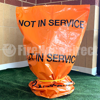 Orange Polypropylene Hydrant Bag