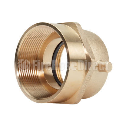 Brass 2 1/2" Swivel NH to 3" NPT Double Female