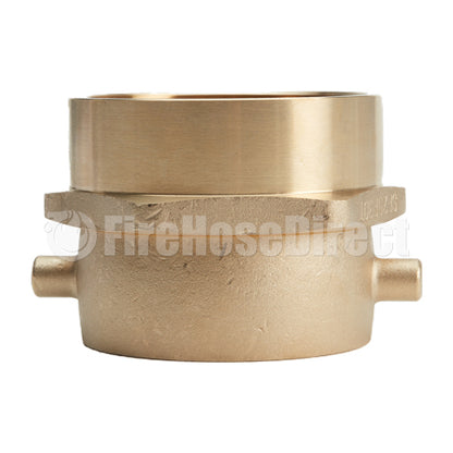 Brass 2 1/2" Swivel NH to 3" NPT Double Female