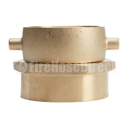 Brass 2 1/2" Swivel NH to 3" NPT Double Female