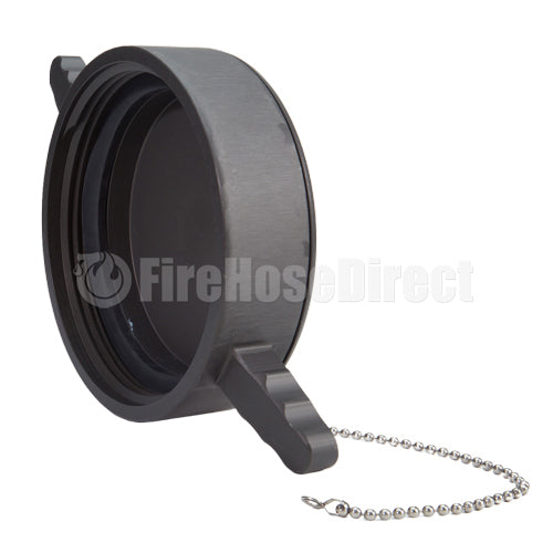 Aluminum 4 1/2" NH Long Handle Cap with Chain